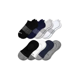 Men's Ankle & Cushioned No Show Sock 8-Pack