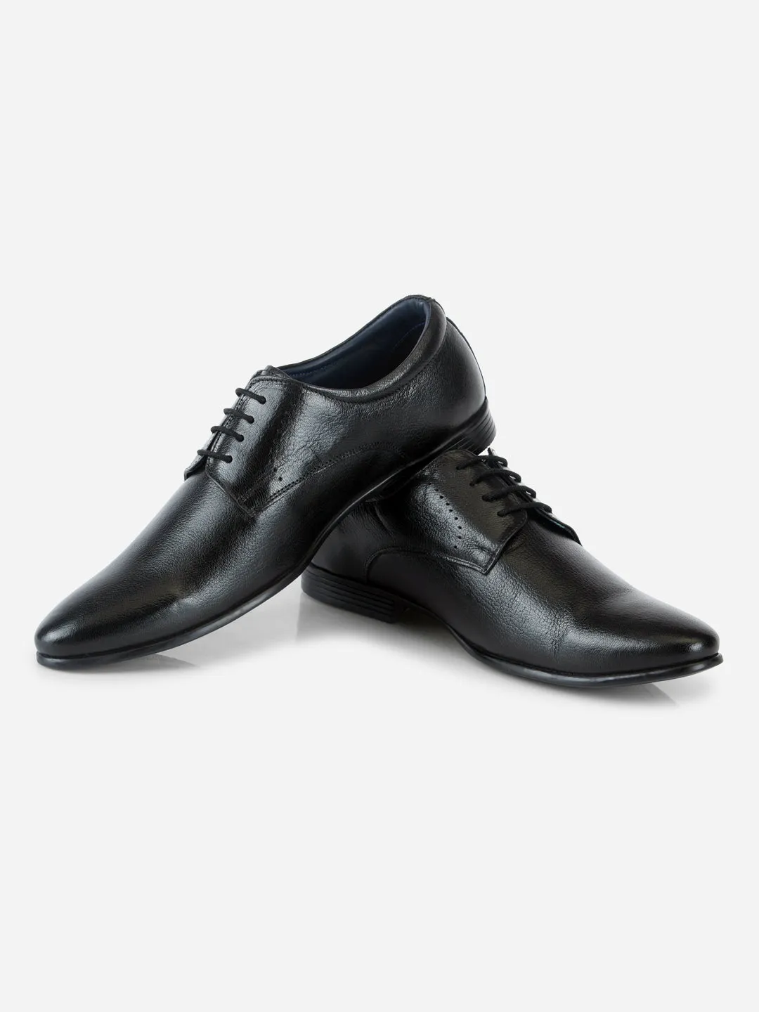 Men's Black Regular Toe Lace Up Formal (ID2186)