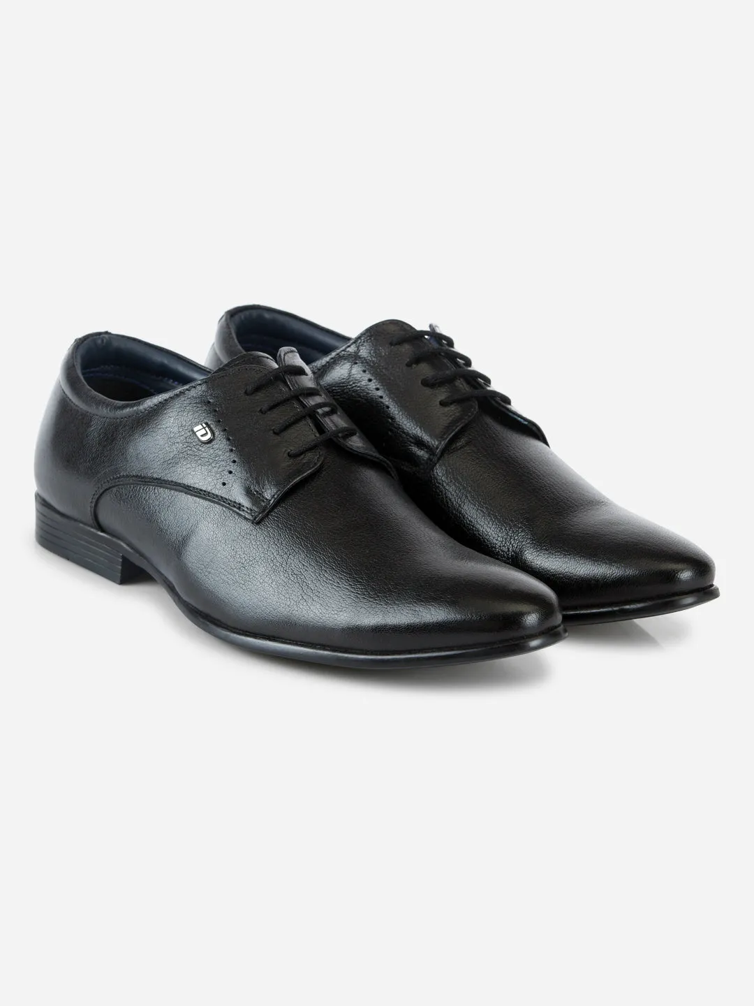 Men's Black Regular Toe Lace Up Formal (ID2186)