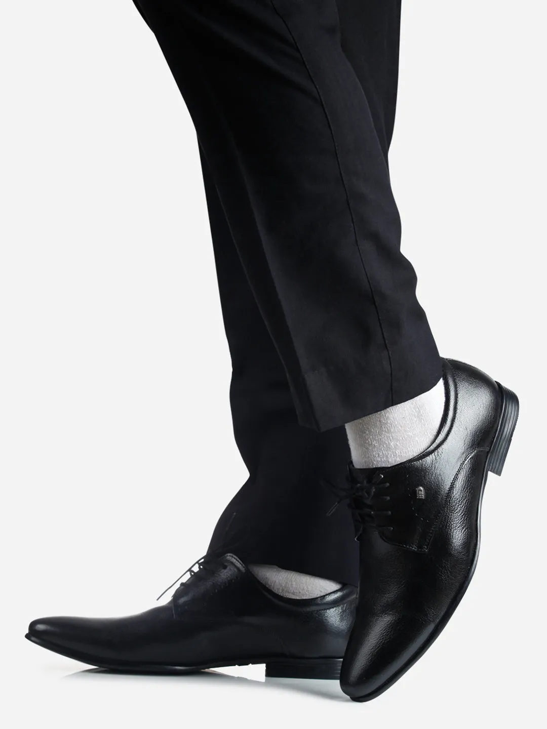 Men's Black Regular Toe Lace Up Formal (ID2186)