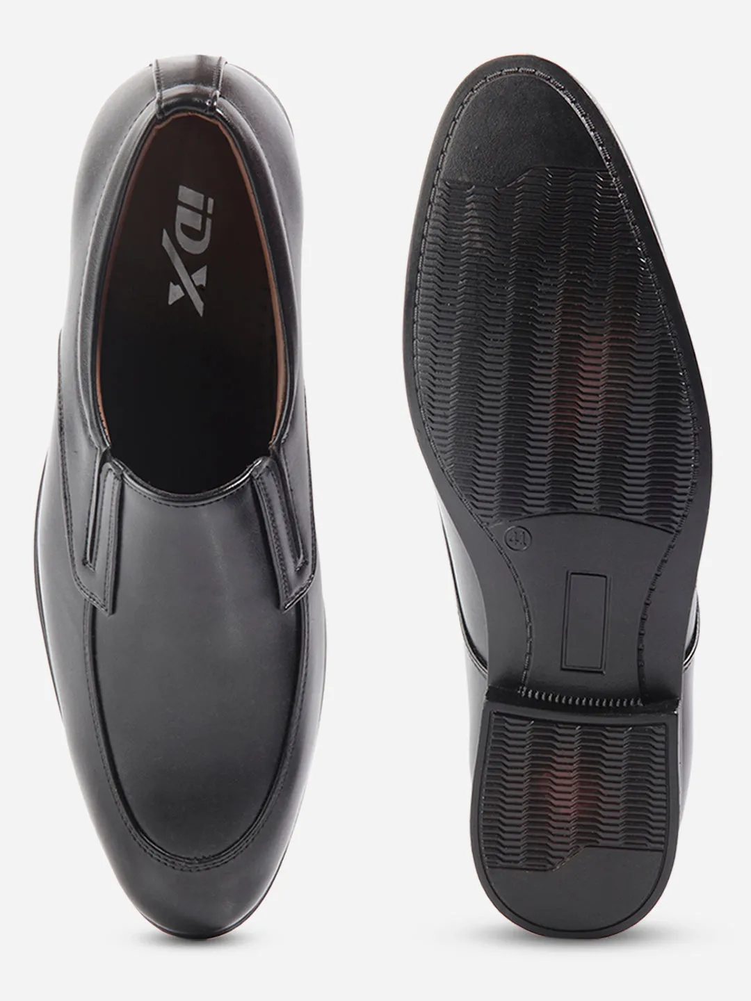 Men's Black Round Toe Slip On Formal (IX1077)