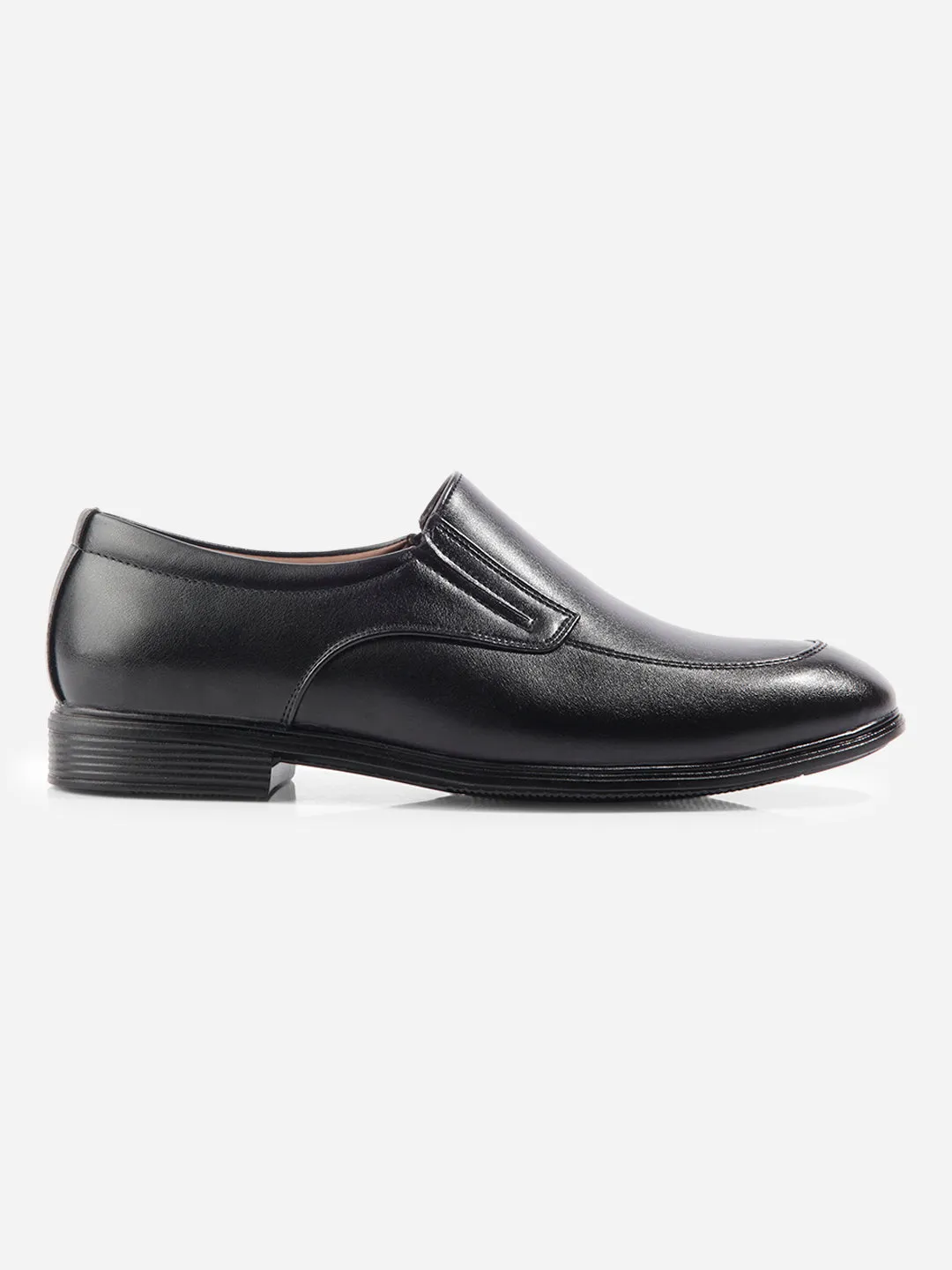 Men's Black Round Toe Slip On Formal (IX1077)