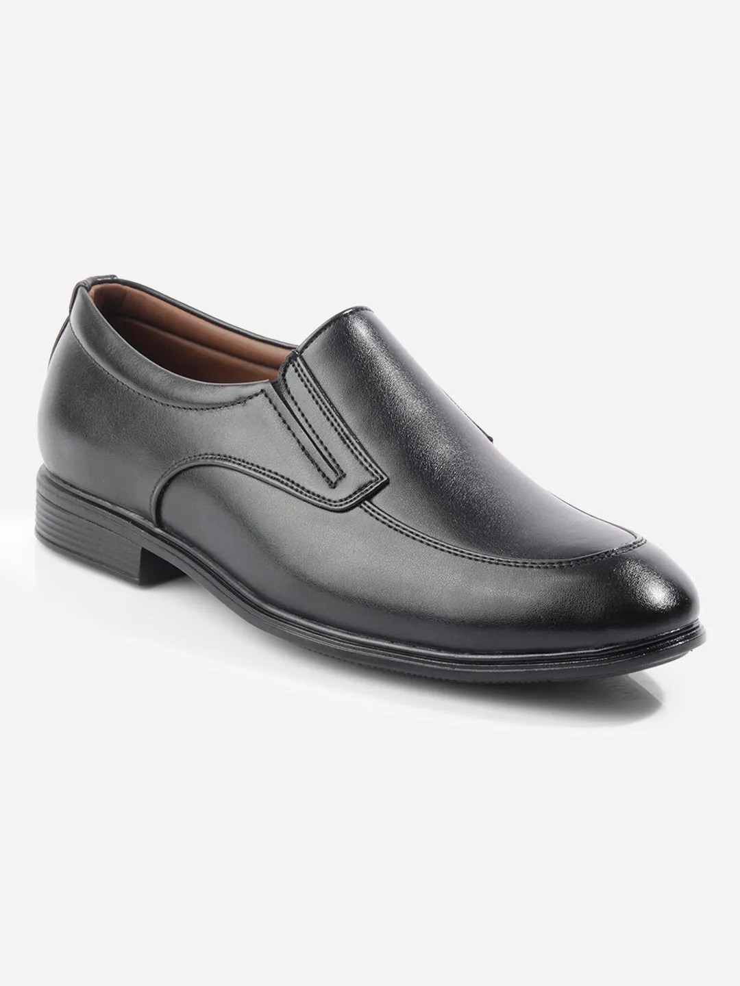 Men's Black Round Toe Slip On Formal (IX1077)