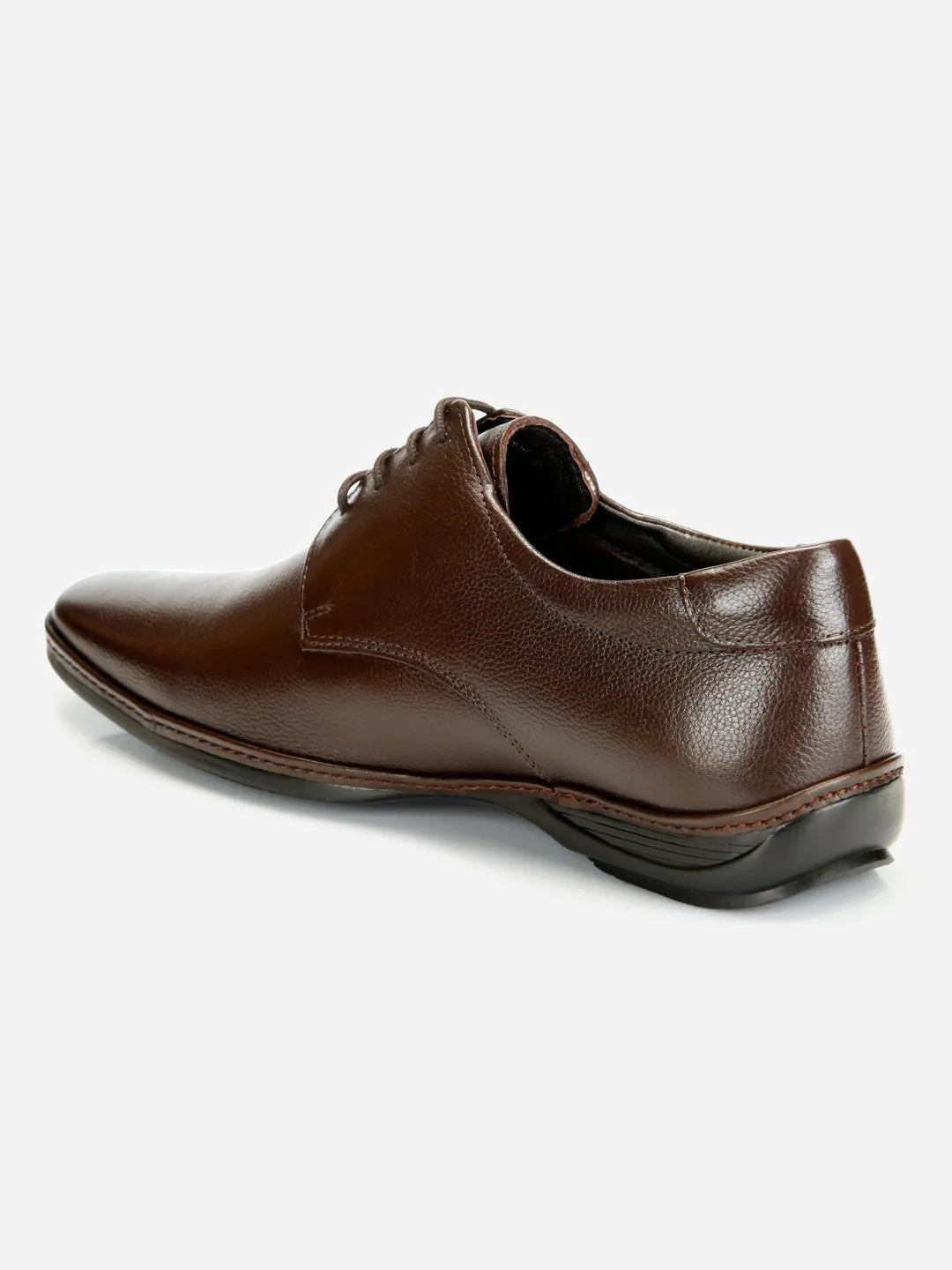 Men's Brown Regular Toe Lace Up Formal (ID2165)