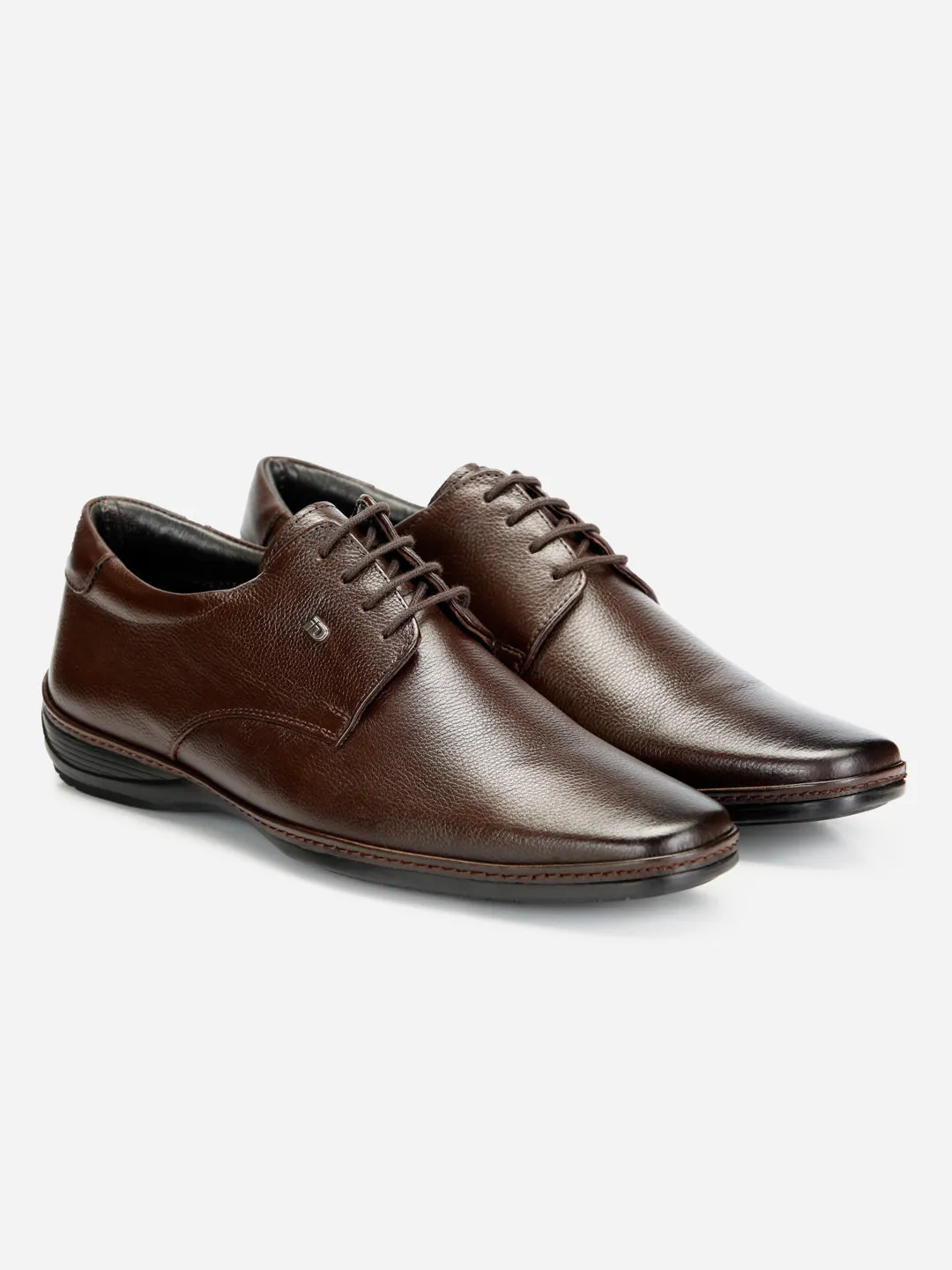 Men's Brown Regular Toe Lace Up Formal (ID2165)