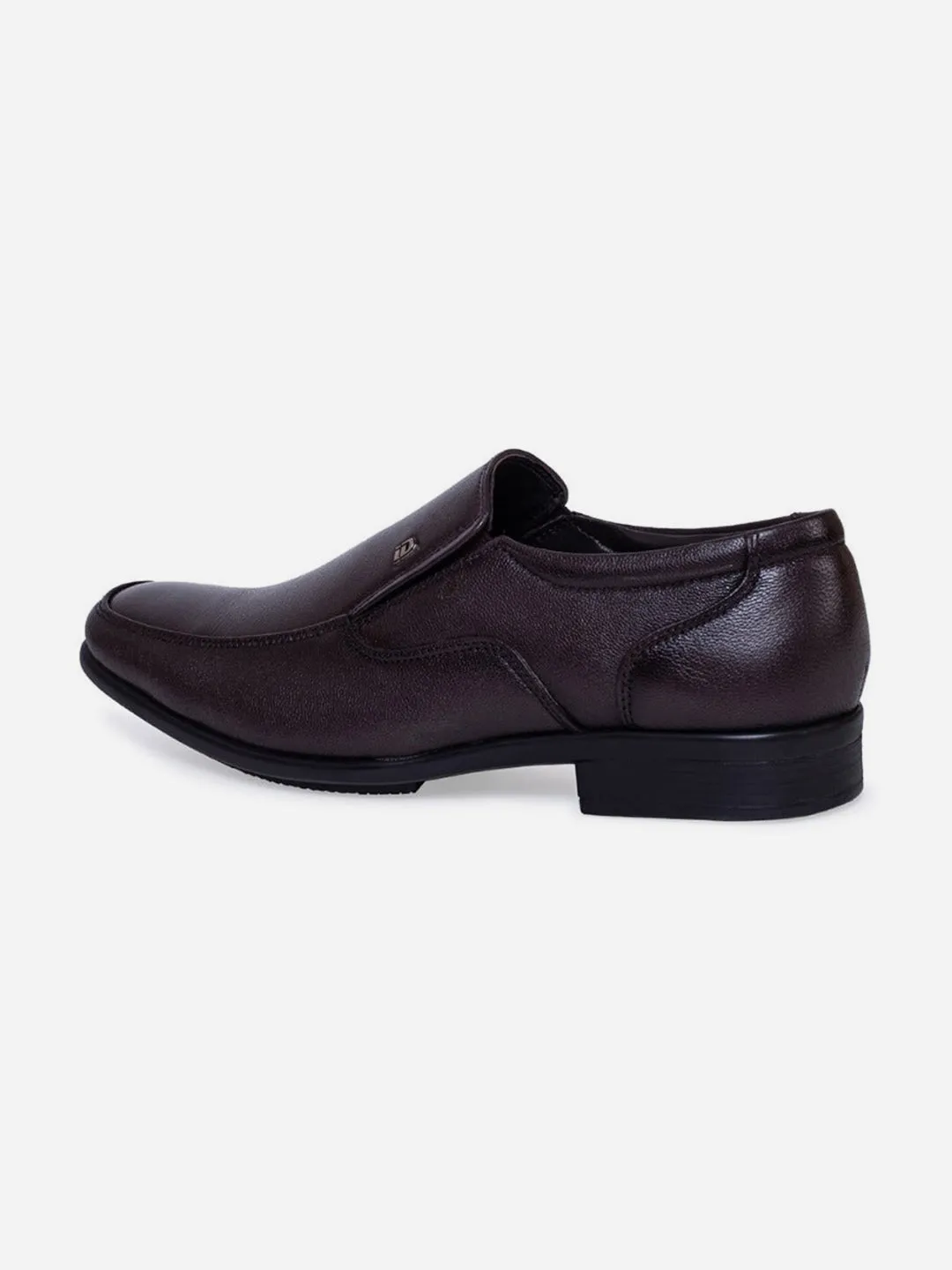 Men's Brown Semi Square Toe Slip On Formal (ID6016)