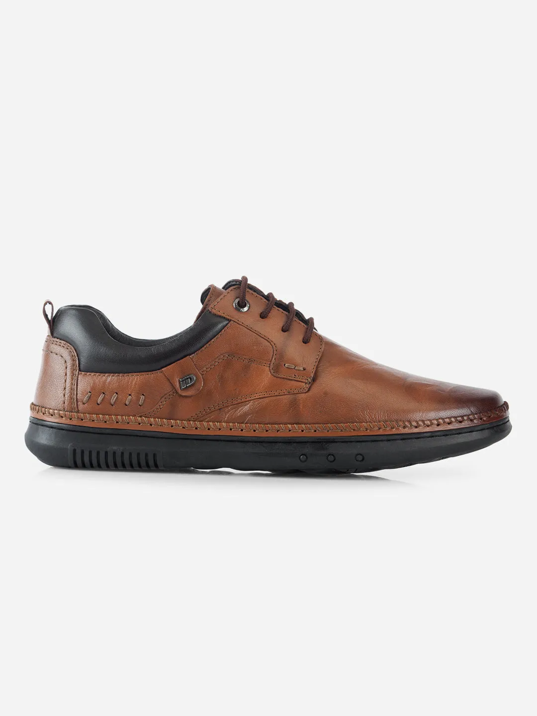 Men's Tan Dual Tone Comfort Lace Up (ID1118)