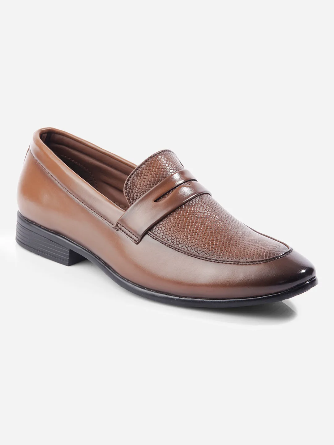 Men's Tan Regular Toe Slip On Formal (IX1074)