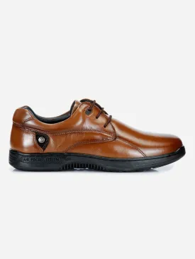 Men's Tan Round Toe Lace Up Semi Formal (ID2167)