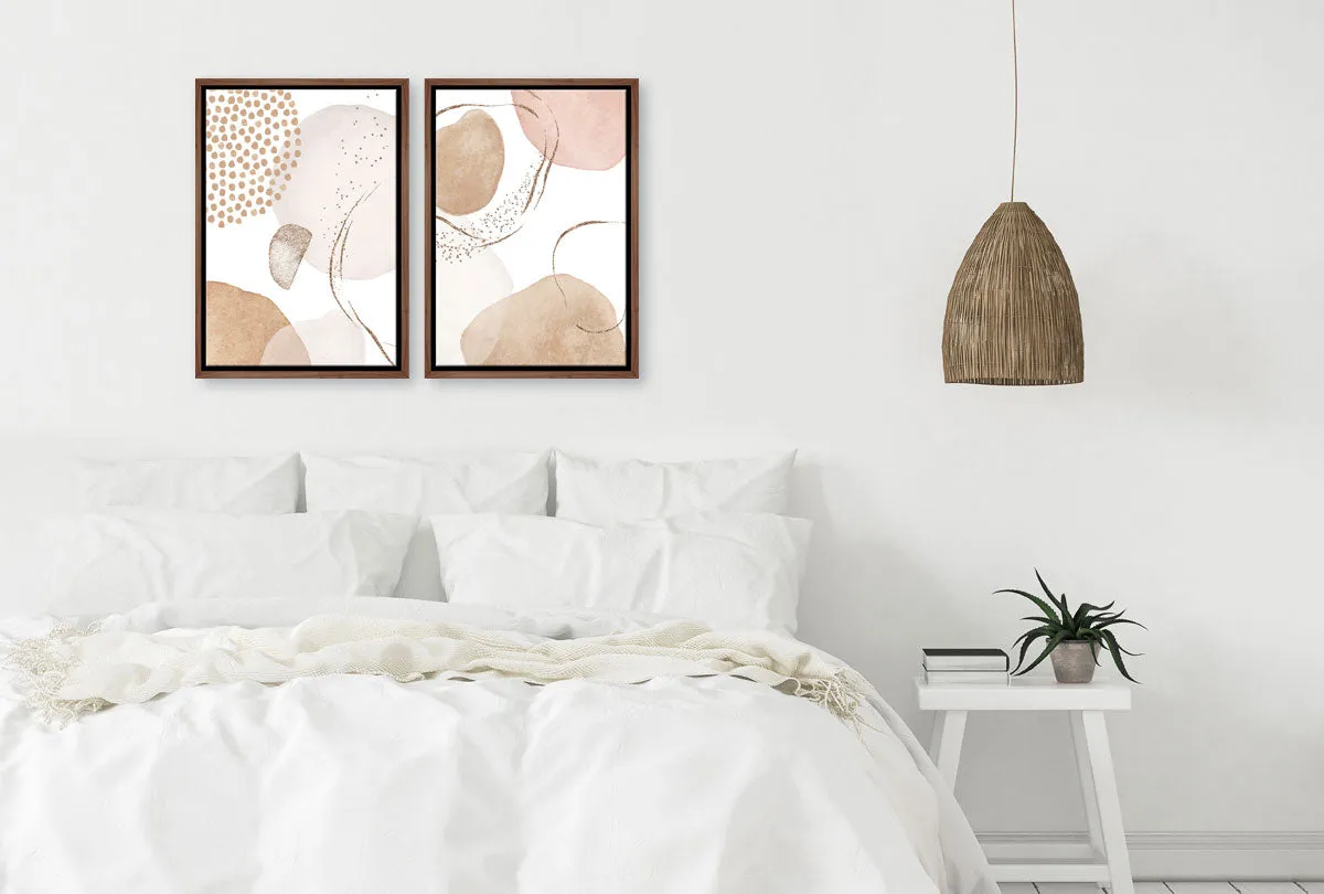 Minimalist Watercolour 2AB | Set of 2 | Abstract Wall Art Print