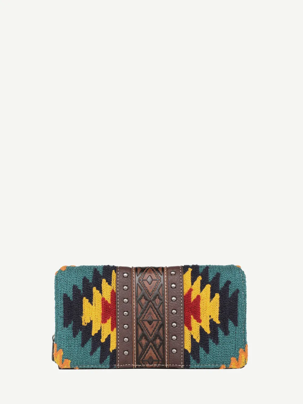 Montana West Embossed Aztec Tapestry Wallet