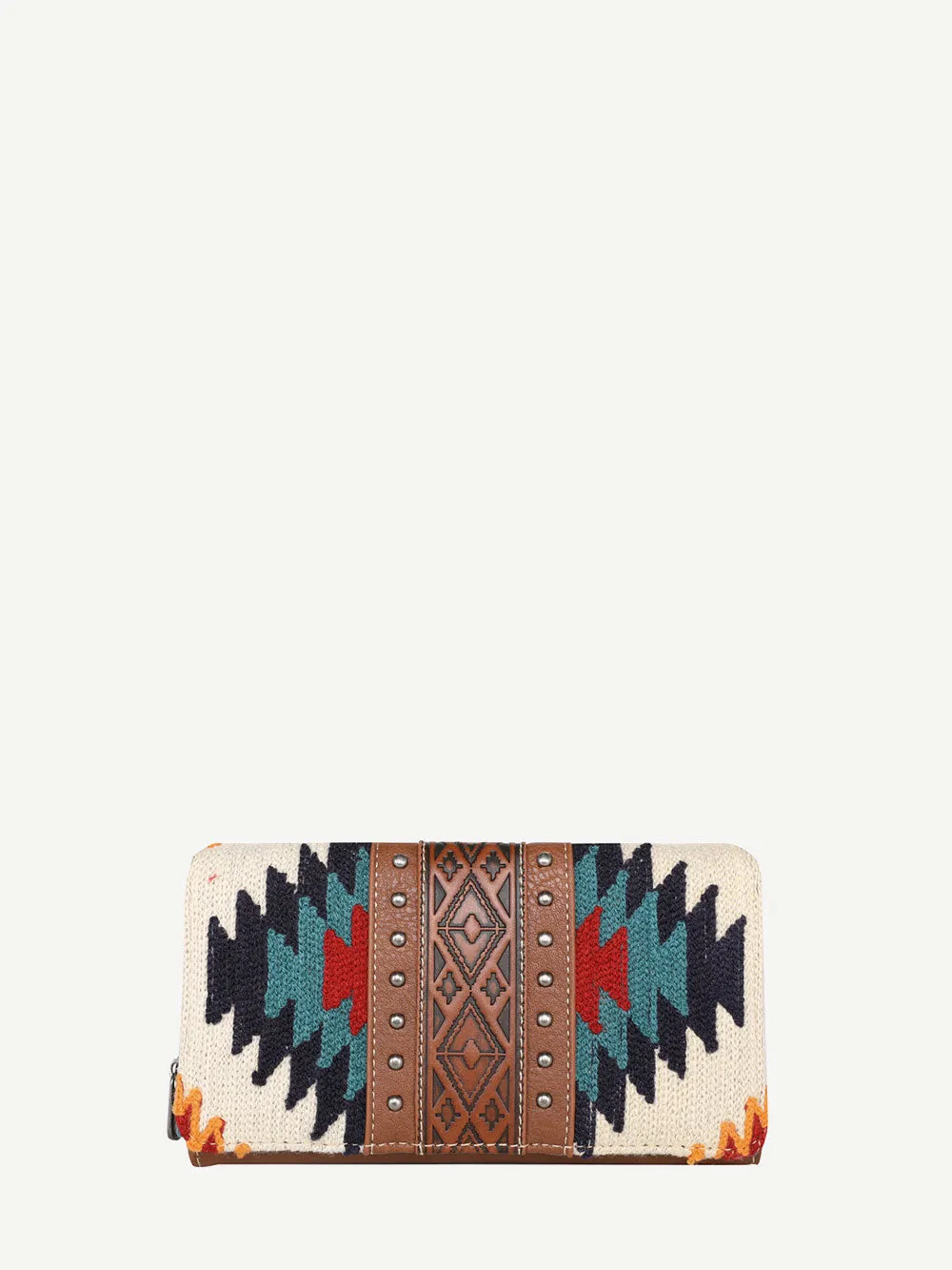 Montana West Embossed Aztec Tapestry Wallet