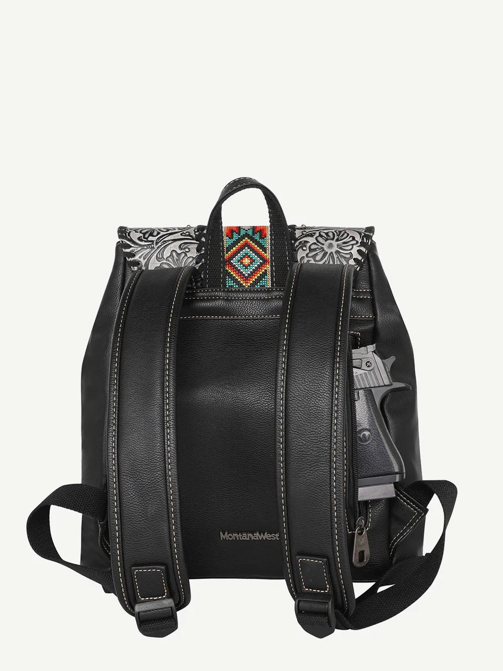 Montana West Floral Tooling Aztec Backpack