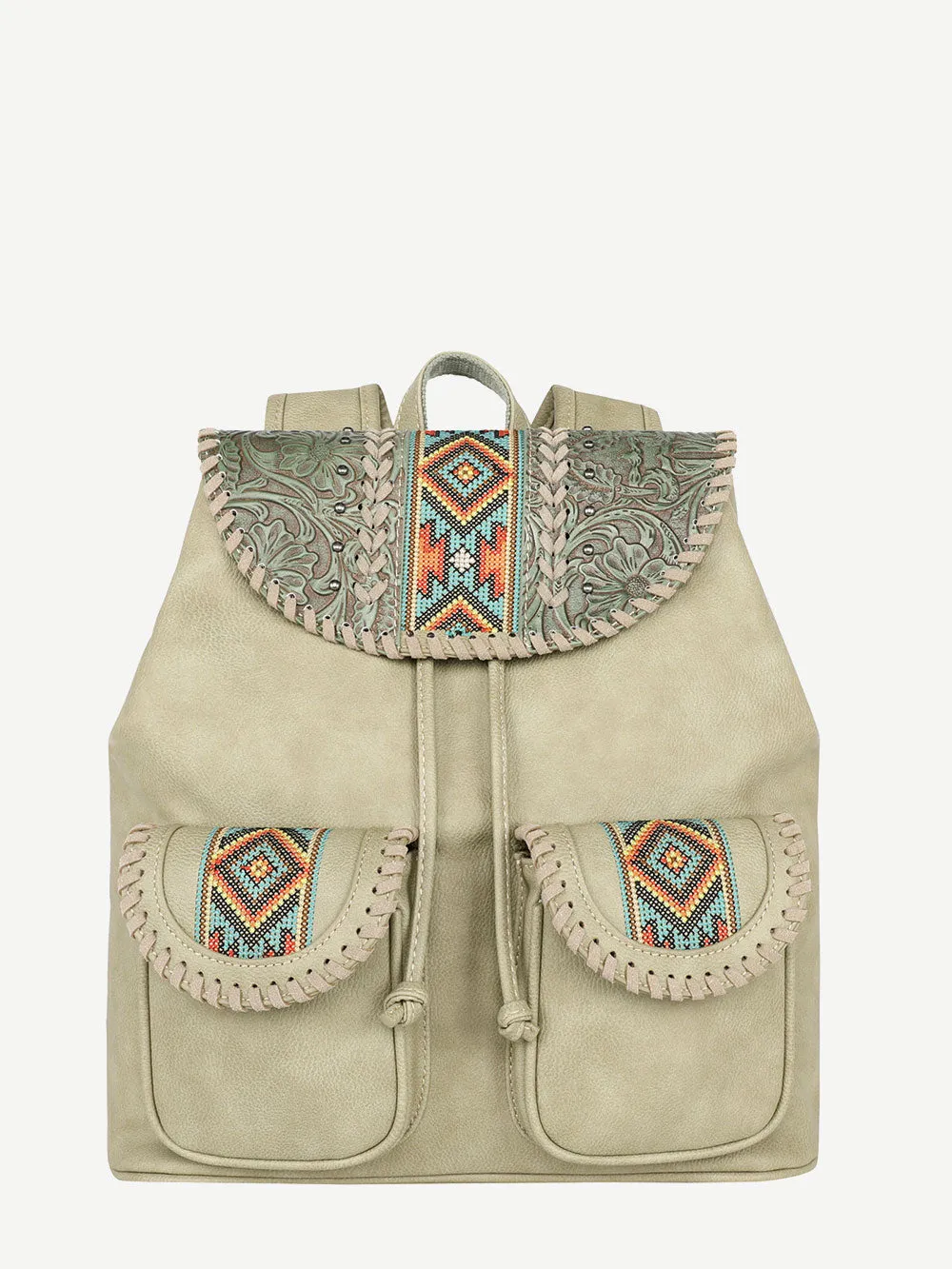 Montana West Floral Tooling Aztec Backpack