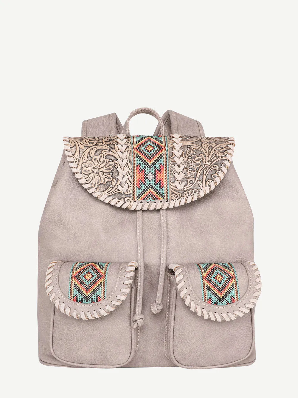 Montana West Floral Tooling Aztec Backpack