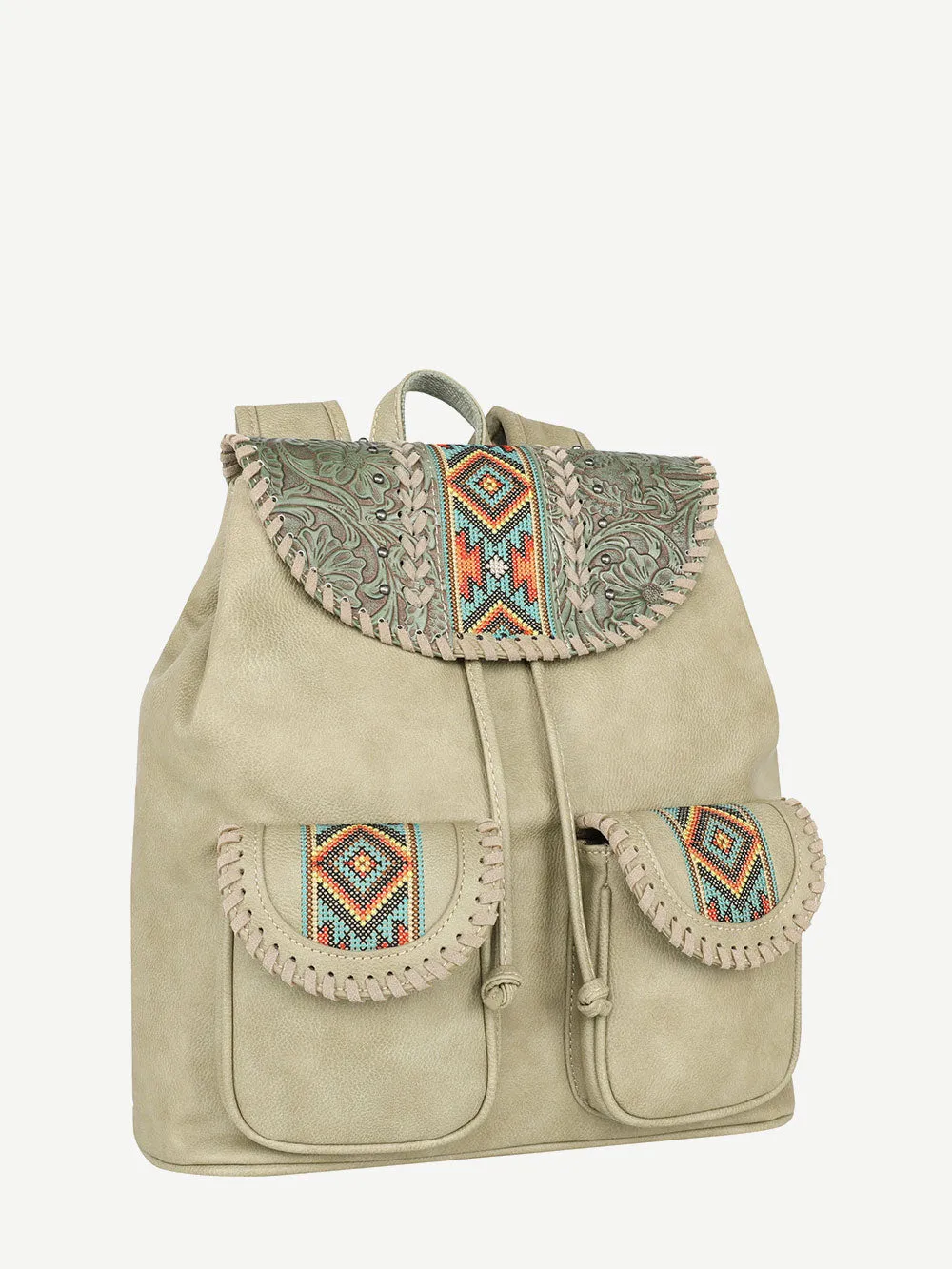 Montana West Floral Tooling Aztec Backpack