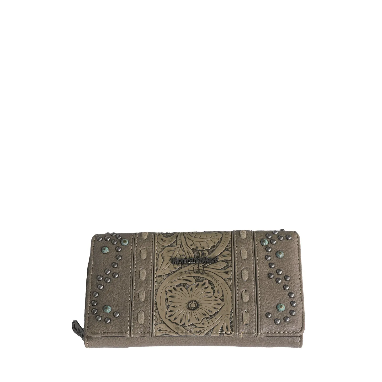 Montana West Vintage Floral Embossed Wallet