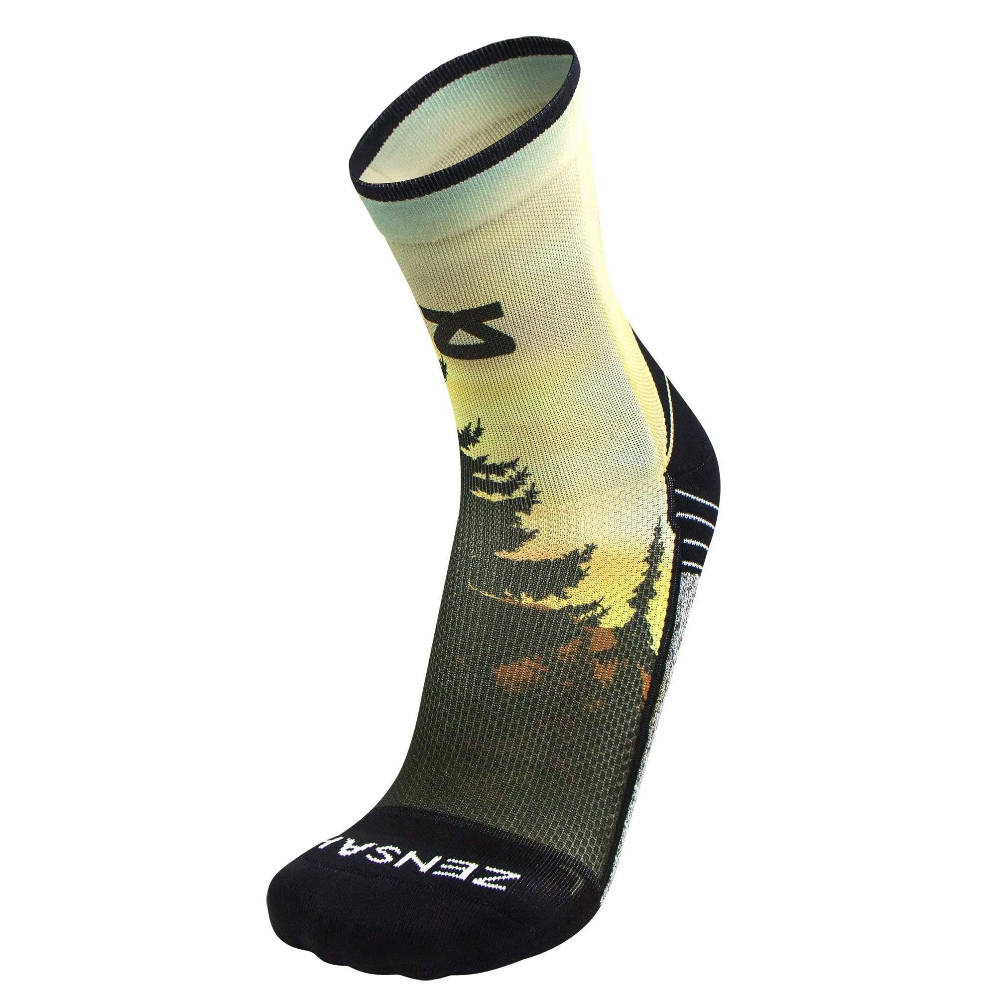 Mountain Sunset Socks (Mini-Crew)