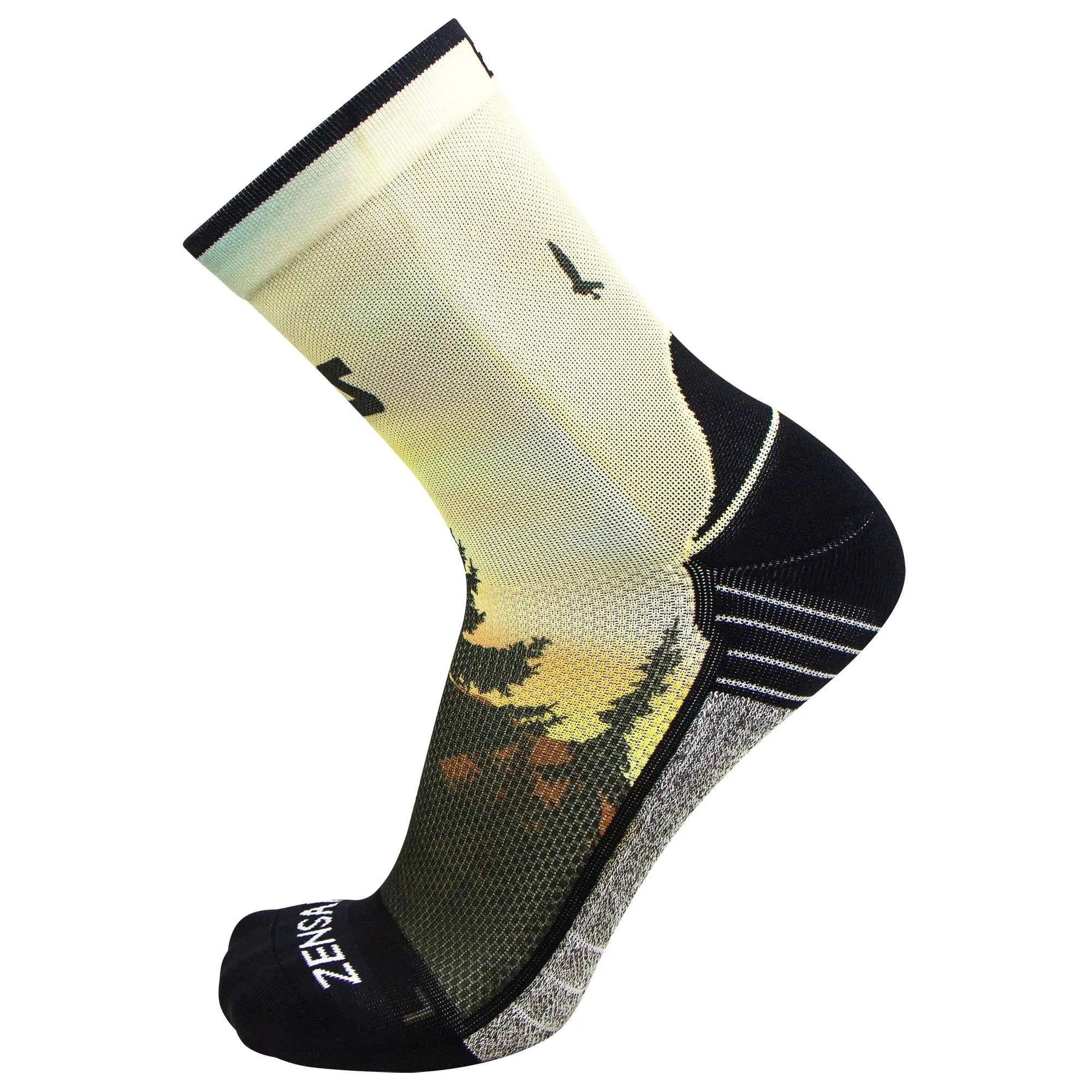 Mountain Sunset Socks (Mini-Crew)