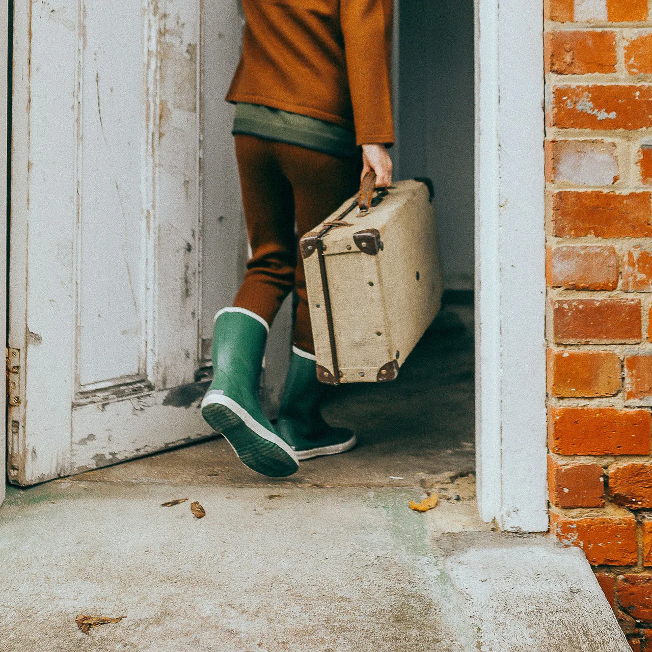 Natural Rubber Gumboots - Forest Green (21, 27 only) *Last ones for now