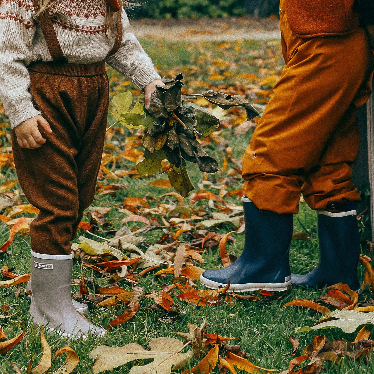 Natural Rubber Gumboots - Forest Green (21, 27 only) *Last ones for now