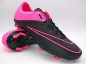 Nike Mercurial Veloce II Leather FG Black Pink