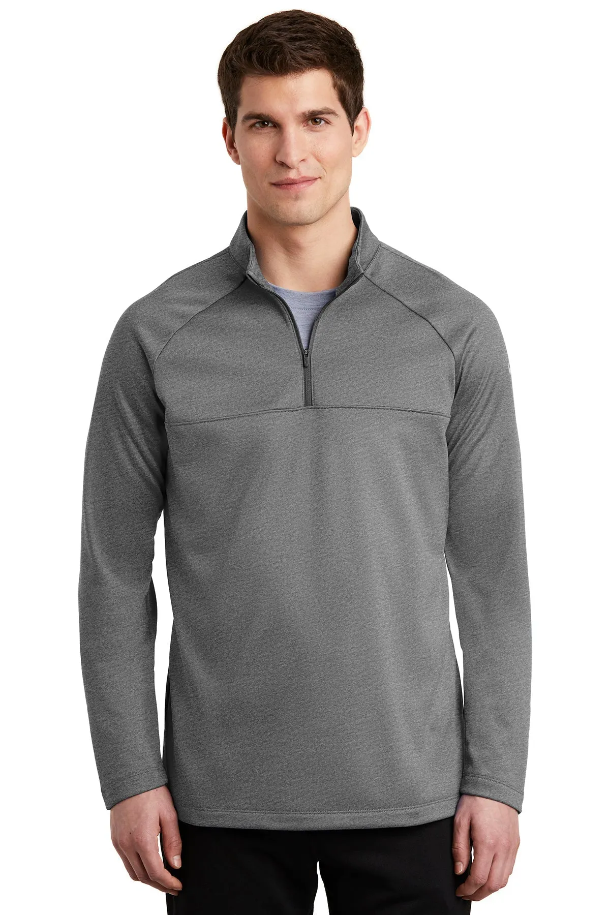 Nike ThermaFIT Custom Fleece Quarter Zips, Dark Grey Heather