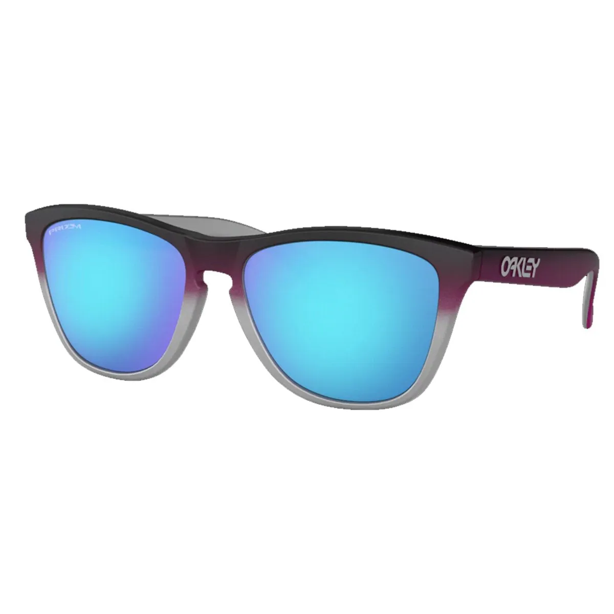 Oakley Frogskins (A) Sunglasses Black Pink Fade/PRIZM Sapphire