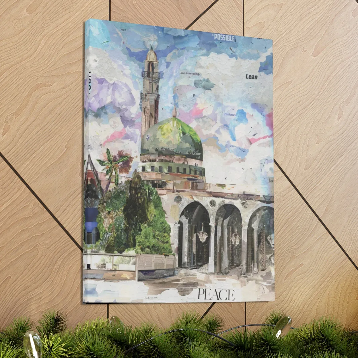 Old School Madina, Quality Canvas Wall Art Print, Ready to Hang Wall Art Home Decor