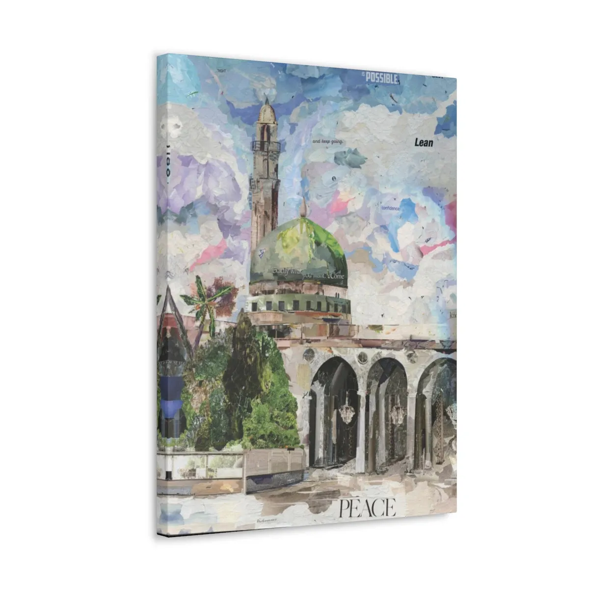 Old School Madina, Quality Canvas Wall Art Print, Ready to Hang Wall Art Home Decor