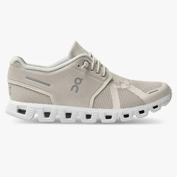 ON RUNNING CLOUD 5 WOMENS PEARL/WHITE