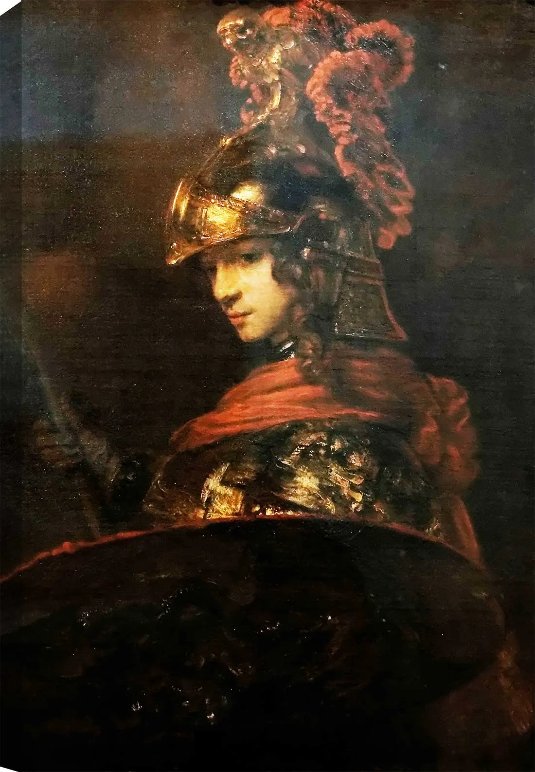 Pallas Athena | Rembrandt Van Rijn Masters Classic Art in Gallery Wrapped Canvas | Various Sizes