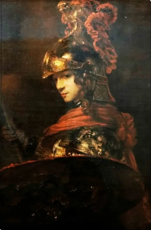 Pallas Athena | Rembrandt Van Rijn Masters Classic Art in Gallery Wrapped Canvas | Various Sizes