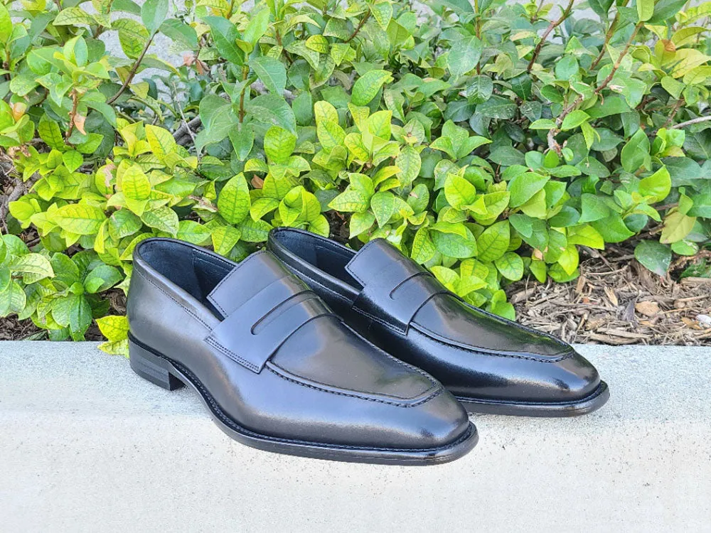 Patina Finished Penny Loafer