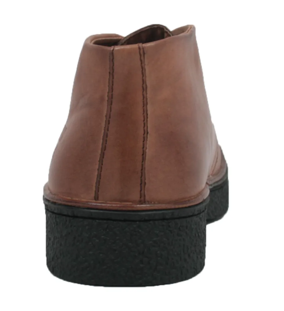 Playboy Chukka Boot Leather | Dual Fit Technology | Textured Rubber Sole