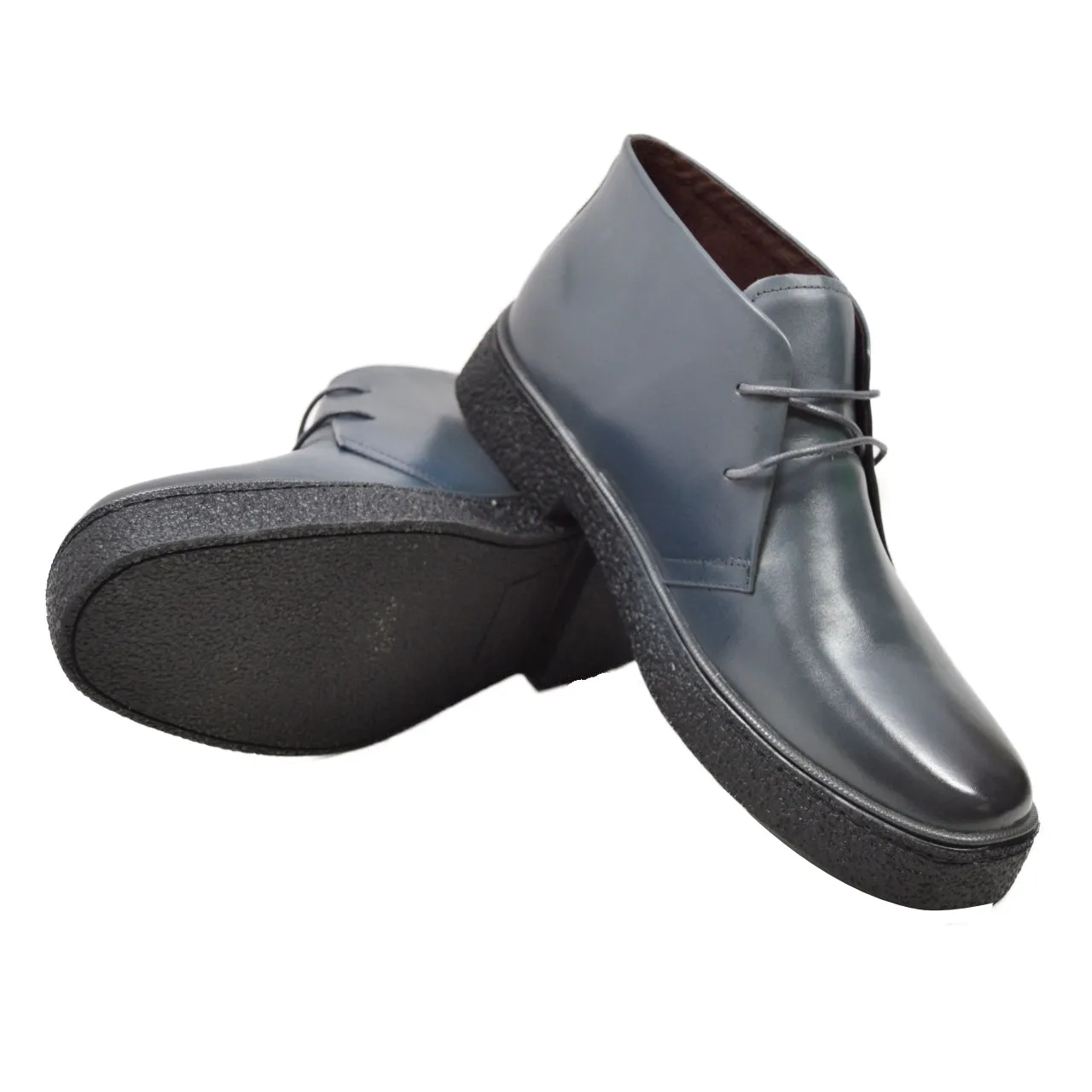 Playboy Chukka Boot Leather | Dual Fit Technology | Textured Rubber Sole