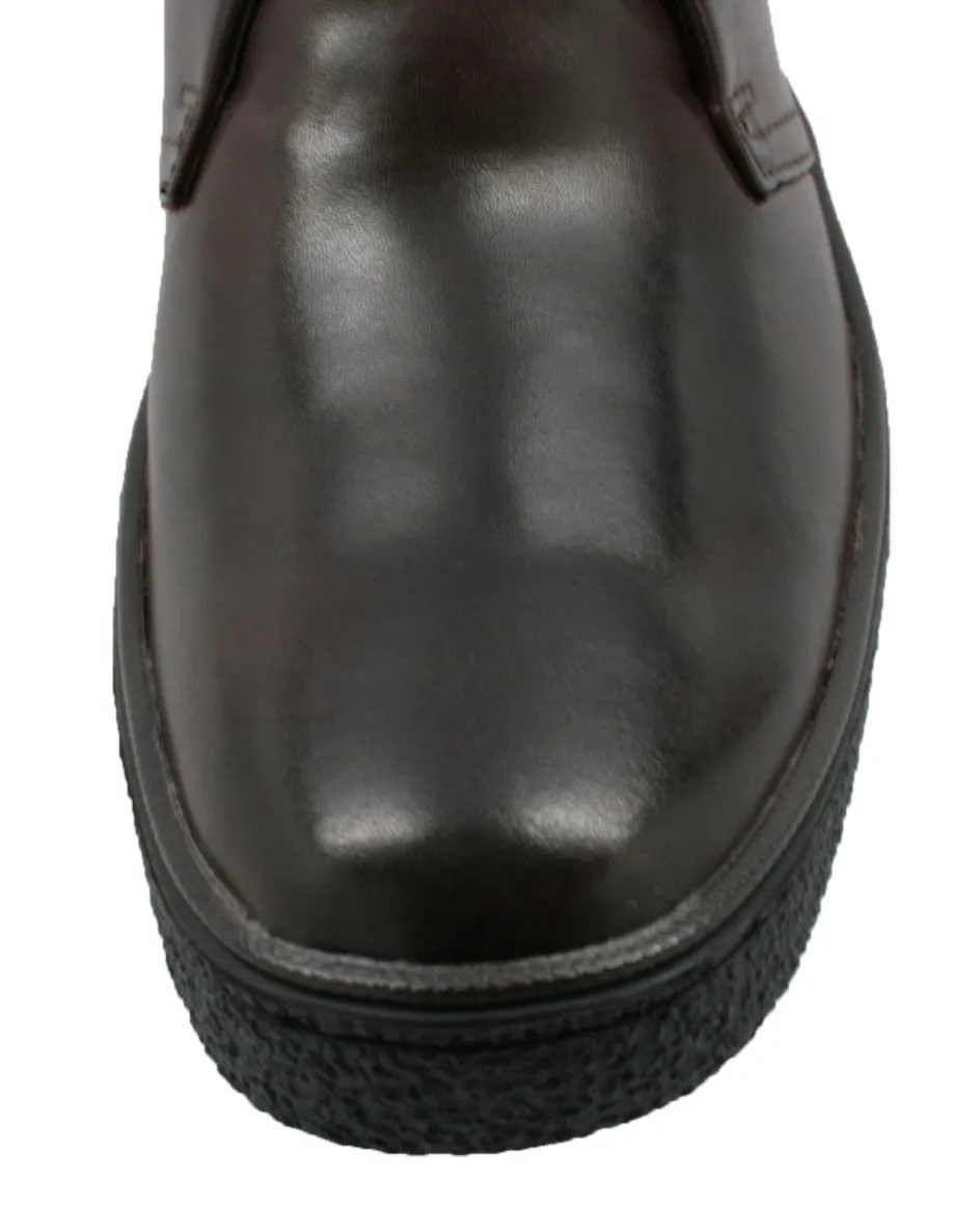 Playboy Chukka Boot Leather | Dual Fit Technology | Textured Rubber Sole