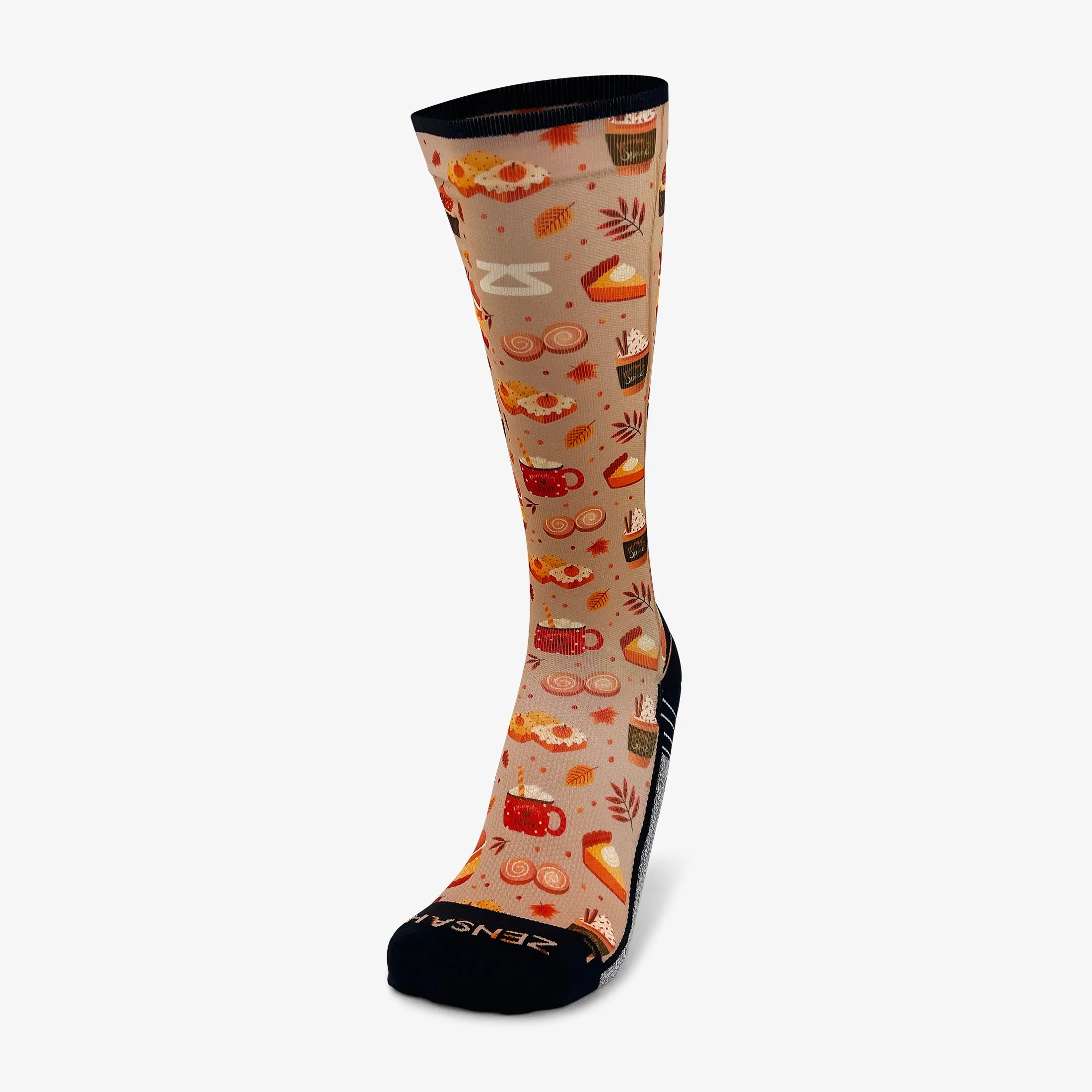 Pumpkin Spice Compression Socks (Knee-High)