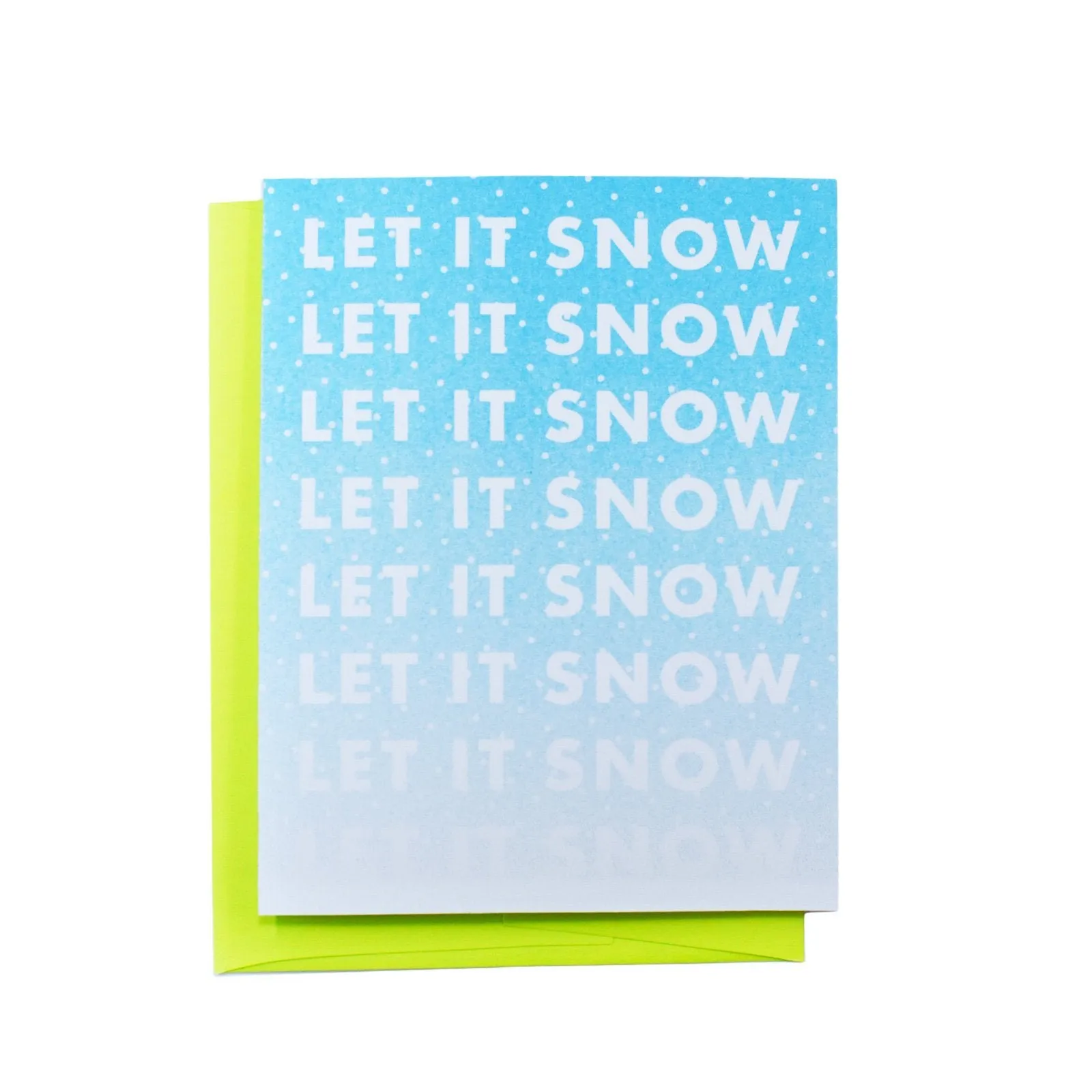 "Let it Snow" Card