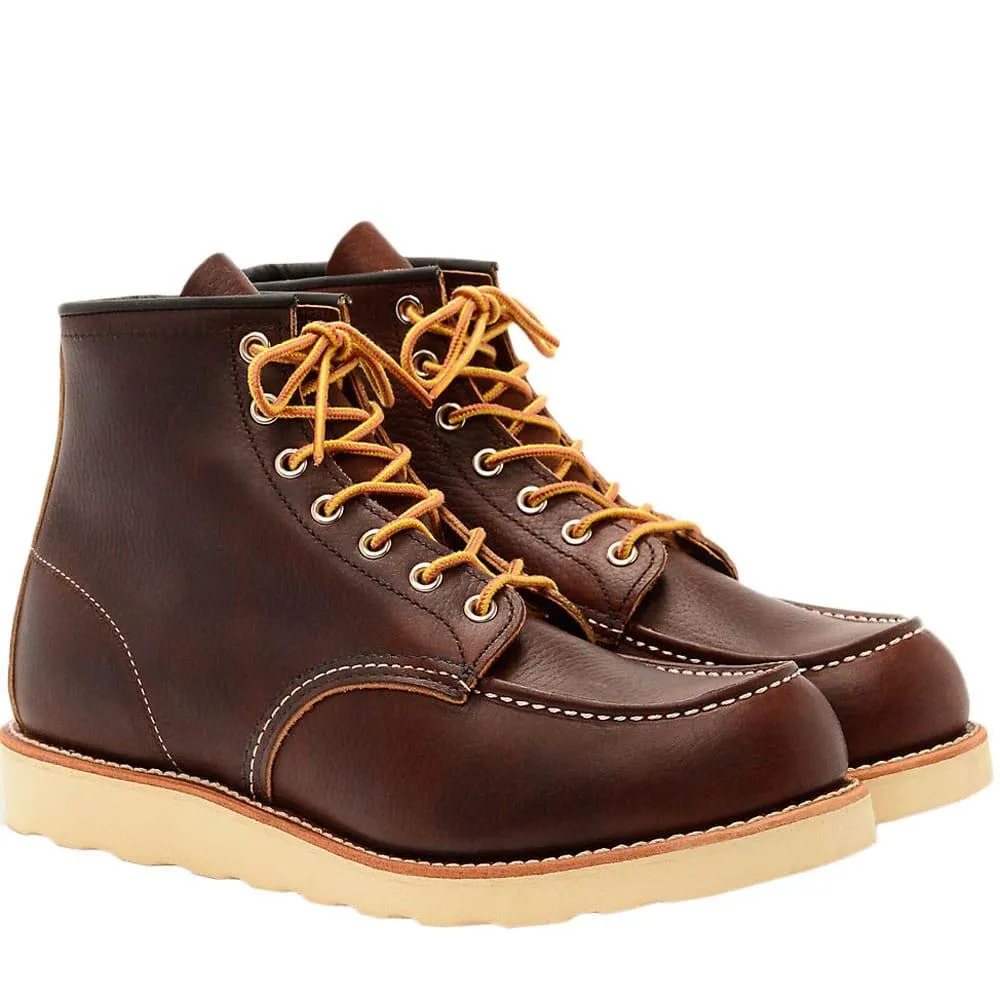 Red Wing 8138 Heritage Work Moc Toe Boot -Brown