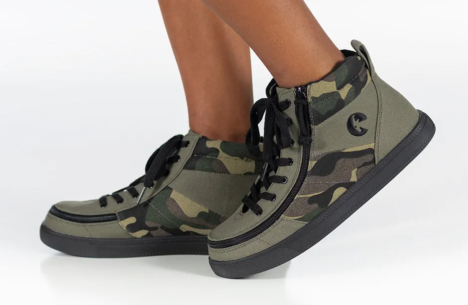 SALE - Olive Camo BILLY Street High Tops