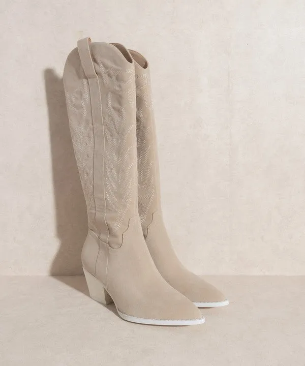 Samara - Embroidered Tall Boot