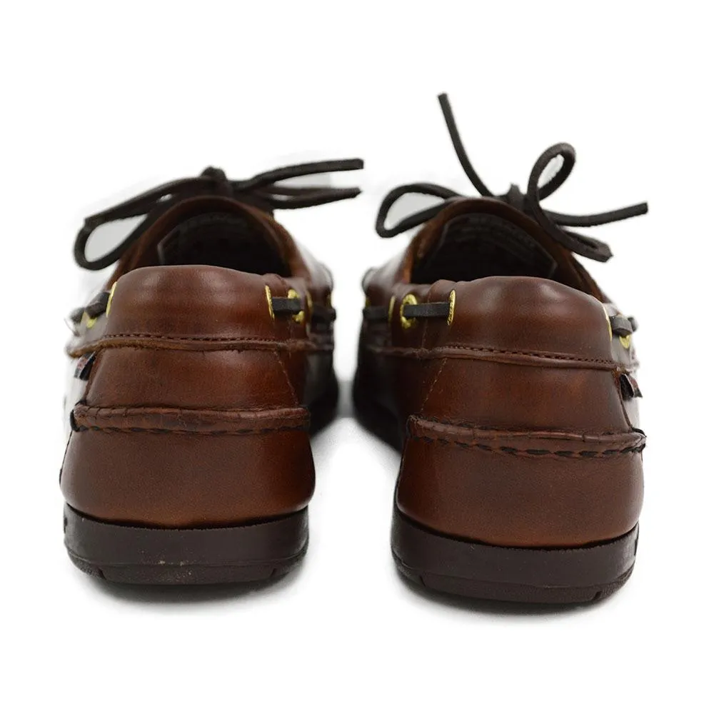 Sebago Endeavour Brown Oiled Waxy Deck Shoes