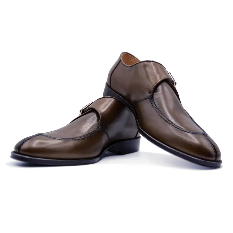 SMPL-MS-010 Calfskin Monkstrap Size 9