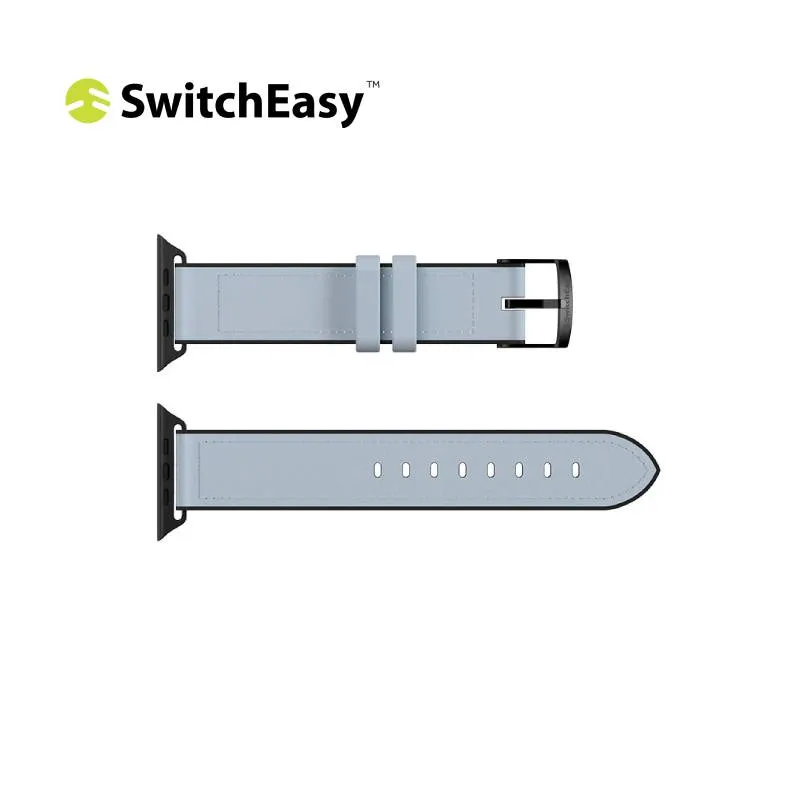 SwitchEasy Hybrid Silicone-Leather Apple Watch  Band (42/44/45/49mm)