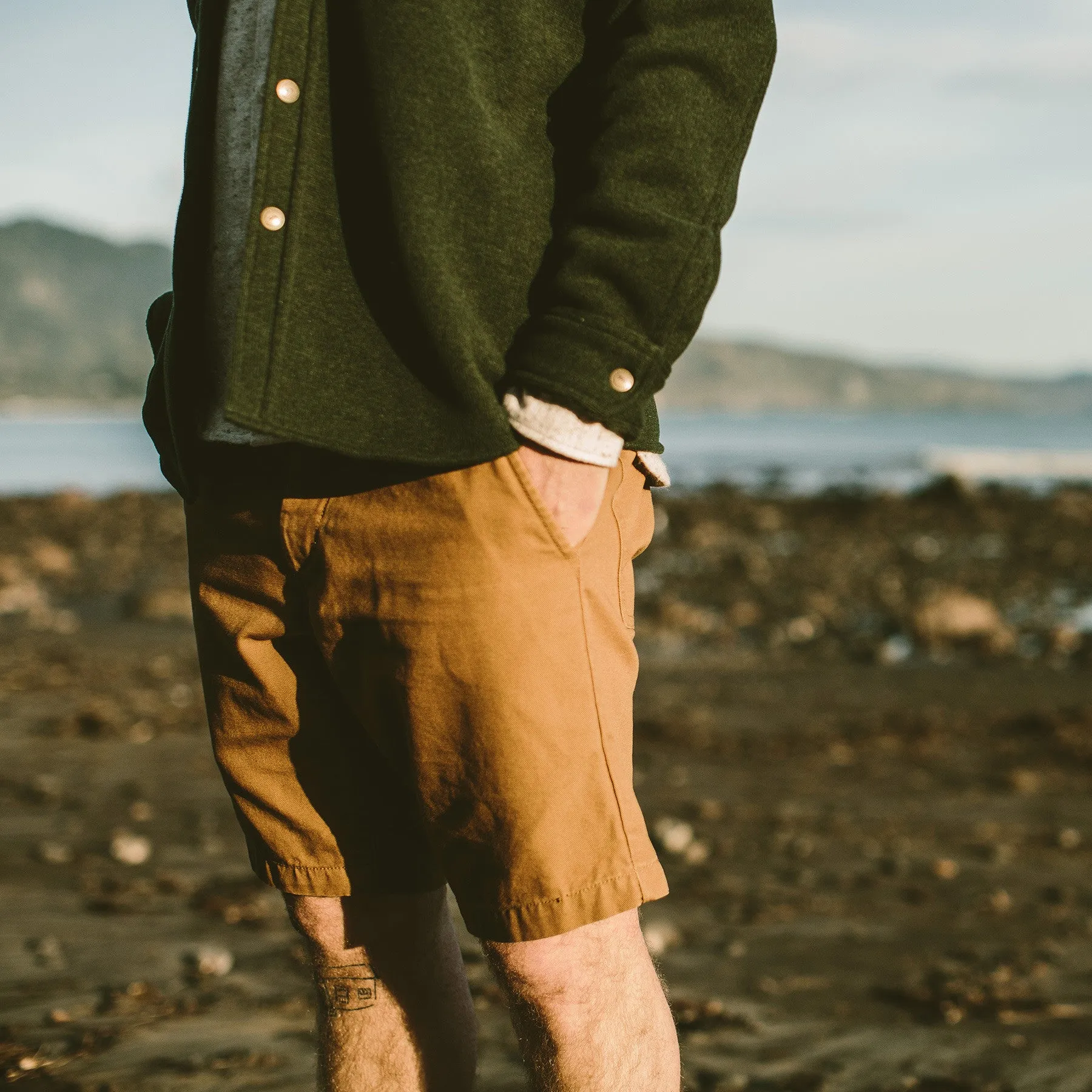 The Camp Short in Washed Camel