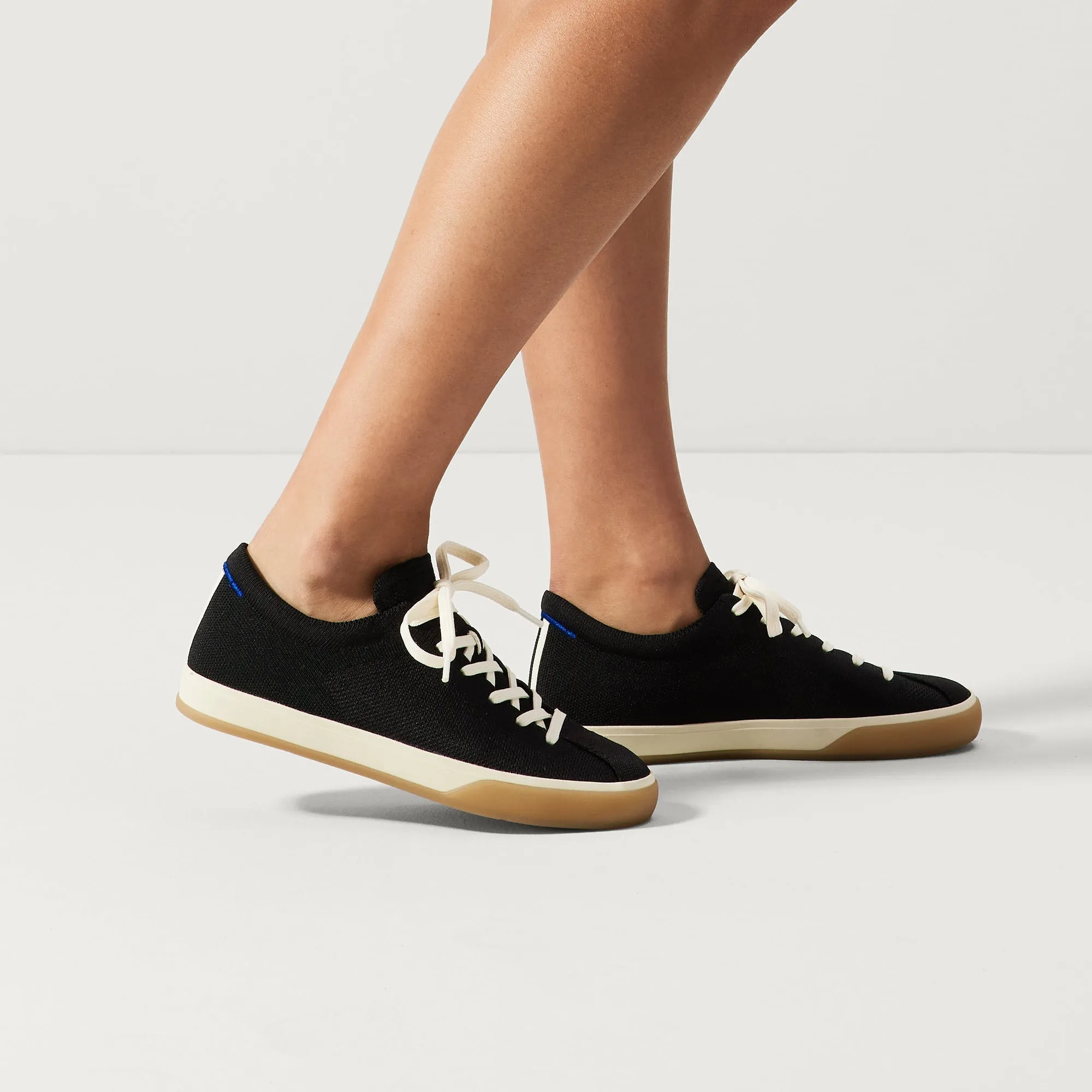 The Lace Up Sneaker - Black