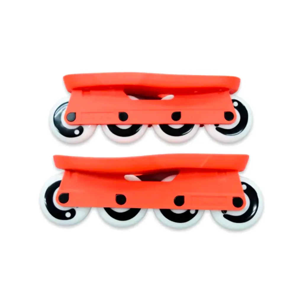 Them Skates 80mm Replacement Soul Plates   Wheel Kit - Orange