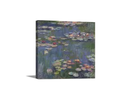 Water Lilies 1 | Claude Monet Masters Classic Art in Gallery Wrapped Canvas | Various Sizes