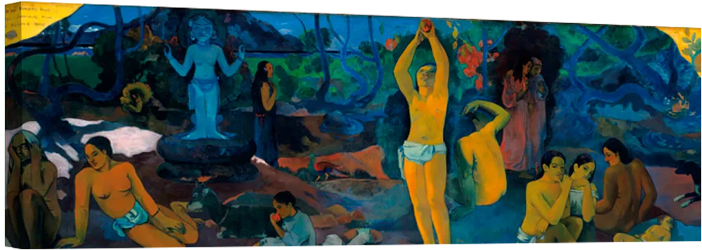 Where Do We Come From? What Are We? Where Are We Going? | Paul Gauguin Masters Classic Art in Gallery Wrapped Canvas | Various Sizes